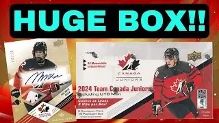 INSANE BOX - 2024 UPPER DECK TEAM CANADA JUNIORS HOBBY BOX!