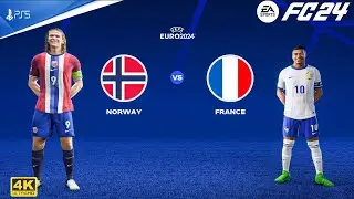 FC 24 - France Vs Norway - UEFA EURO 2024 Match | PS5™ [4K60]