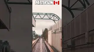 Expo Line SkyTrain entering Patterson Skytrain Station in Burnaby BC 🚊🍁🇨🇦