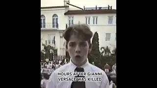 Covering the murder of Versace when I was 16. #news #versace #truecrime #viralshorts #miami
