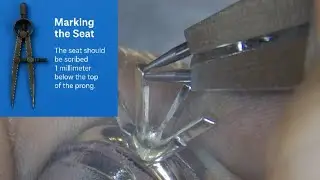 How to Set a Diamond in a  Tiffany 6-Prong Solitaire | Step-by-Step Jewelry Setting Tutorial