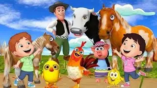 Los animales de la Granja de Zenón bailando - efecto3d el Pollito Pío