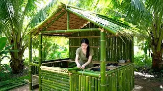 Single Mother Builds a Kitchen to Cook for Her Young Child - Vi Thi Ha