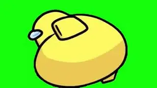 Among Us Song Trap Remix - Yellow Crewmate Twerking (amogus meme)