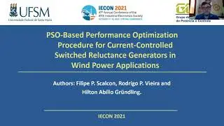 IECON 2021 Presentation - Firing Angle Optimization for Switched Reluctance Generators