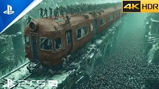 ZOMBIES TRAIN YARD RUSH (PS5 PRO) Realistic Ultra Graphics Gameplay [4K 60FPS HDR]