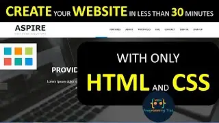 How to create a website using HTML and CSS | From start till end | With latest 2022 techniques |