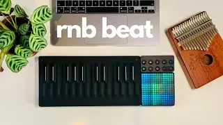Making an rnb beat with roli blocks and the modal argon8