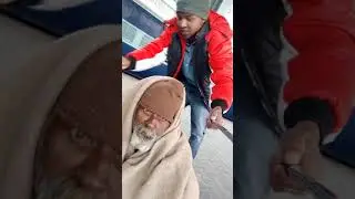 A old man demand cold drink on his last breath refuse to have milk.