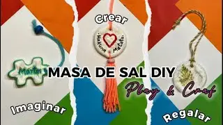 MASA DE SAL DIY | C&oacute;mo hacer colgantes y llaveros decorativos paso a paso