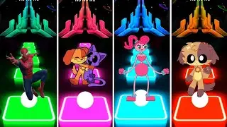 Spider-man 🆚 Dog and cat nap play🆚 mommy long leng 🆚 Dog poppy Tiles Hop 