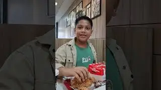 Hungry time chill with dad at KFC 