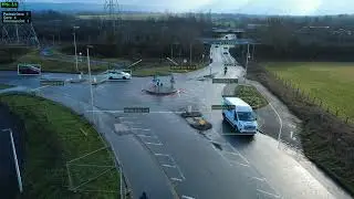 Percepta Solutions | Traffic Monitoring Demo - Edinburgh, Lasswade Rd Roundabout
