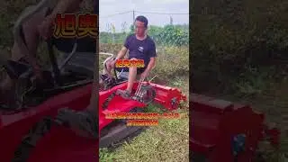 The 35-horsepower ride-on crawler micro-tiller