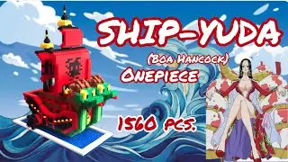 SHIP -YUDA (Boa Hancock)  - One Piece 1560 pcs. 22cm.x18cm.x8cm.