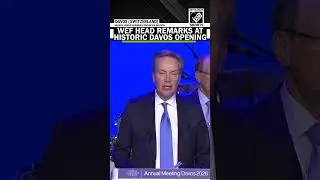 WEF head hails 'historic moment' at opening ceremony in Davos