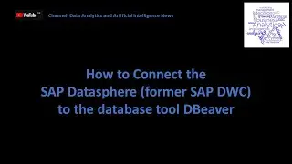Connect SAP Datasphere to the universal database tool DBeaver