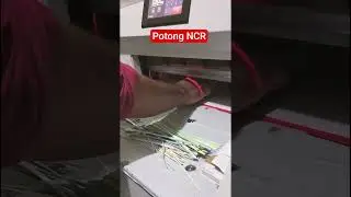 Potong nota kertas NCR mesin telson #nota #tenggarong #viralvideo #diy #usahafotocopy #tutorial