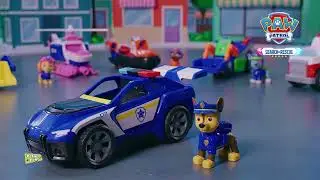 Bring home the exciting world of PAW Patrol with the Seach & Rescue Vehicles! 🚨🚓🐶