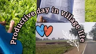 Productive morning study vlog village life style ✨&hearts;️#viral #viralvedio #studyvlog #rrb #dsssb 