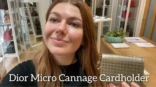 Dior Micro Cannage Card Holder Review