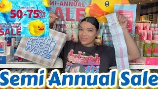 Bath & Body Works Semi Annual Sale Haul