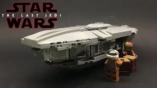 LEGO Resistance Transport MOC (Орбитальный грузоподъемник U-55): Последние джедаи!