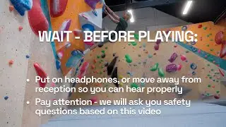 Bouldering Safety Video - City Bouldering