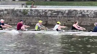 5/1 end of day - steady state. Need more lock at catch and squeeze handle thru finish - more hang