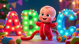 Xmas Joy ABC for Baby 🎄✨ Fun Christmas Alphabet Song for Kids Toddlers Preschool Learning
