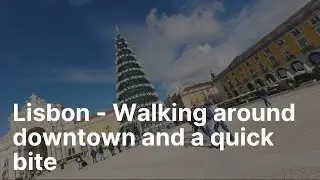 First Full Day in Lisbon | Walking Downtown + Quick Frites Stop 🇵🇹