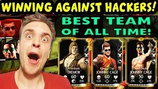 MKX Mobile. BEST TEAM Against Hackers in 2018. BEST VICTORY OF MY LIFE!