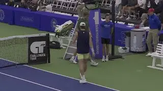 The MarketBeat Open singles champion loved playing in front of a big crowd