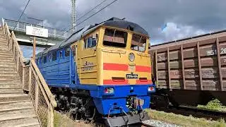Switching yard activities at Zemitani station in Rīga