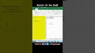 Uses of Copy to Clipboard in Excel | Copy to Clipboard Function of Excel #shorts