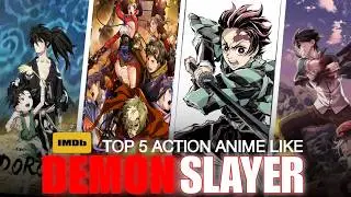 Top 5 Best Action Anime Like Demon Slayer You Must Watch! | Hindi | 🔥