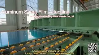 Aluminum Sheet Film Attaching Process ---  Robert Tang