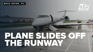 4 people on board when plane slid off runway, incident under investigation by FAA