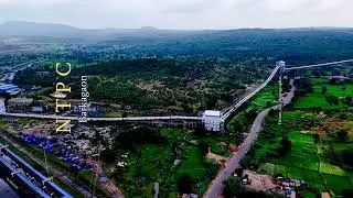Barkagaon coal mining projects drone shot Asia longest conveyor belt in Barkagaon jharkhand