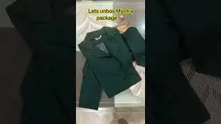 Unboxing co-ord set from Myntra ❤️ #myntra #coord #clothing #unboxingvideo #formalwear