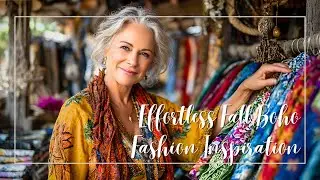 Fall 2025 Boho Fashion for Women Over 60 | Effortless Style & Trends