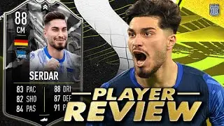 88 SHOWDOWN SERDAR PLAYER REVIEW! SBC PLAYER FIFA 22 ULTIMATE TEAM