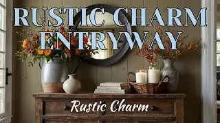 Rustic Charm | Entryway Decor Ideas Inspired by Cottage Gardens