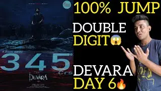 DEVARA Box Office Collection | DEVARA Day 6 Collection | DEVARA Movie Box Office Collection