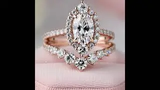 Rose Gold Unique Design Halo Oval Cut Wedding Set- Affordable Diamonds From Black Diamonds- New York
