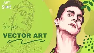 Vector Art  | step by step vector portrait | simple method beginner to pro level tutorial