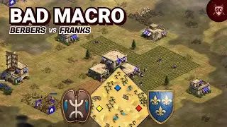 AoE2 DE | Bad macro | Berbers vs Franks | Arabia | 1v1 Gameplay