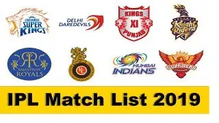ipl 2019 match list ipl 2019 time table