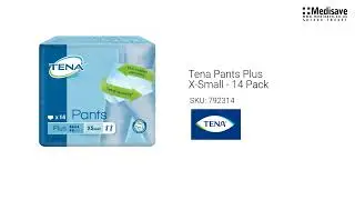 Tena Pants Plus X Small 14 Pack 792314