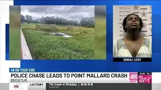 Decatur Police chase ends when man crashes into water at Point Mallard Golf Course